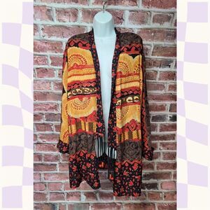 Vintage Carole Little Blazer Jacket – Women’s 14 Orange Red Padded Shoulders USA